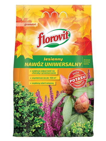 Nawóz Jesienny Florovit Uniwersalny 3 kg