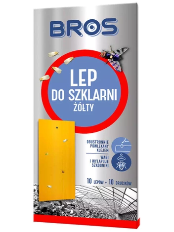 BROS lep do szklarni żółty