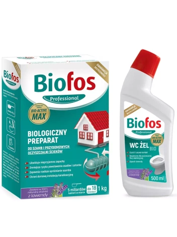 BIOFOS Granulat do szamb + WC żel