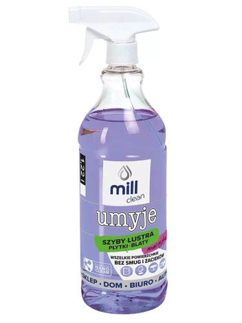 MILL clean UMYJE  płyn do mycia szyb, luster, glazury MACIEJKA                  