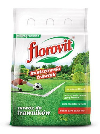 FLOROVIT DO TRAWNIKÓW Z MCHEM (mistrzowski trawnik) 5kg